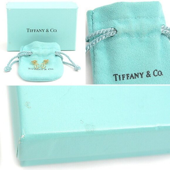 TIFFANY 18k Gold Earrings - Picture 10 of 10